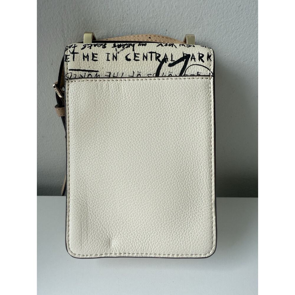 DKNY Elissa North South Crossbody Bag Graffiti Print Chain Strap EUC - Picture 4 of 10